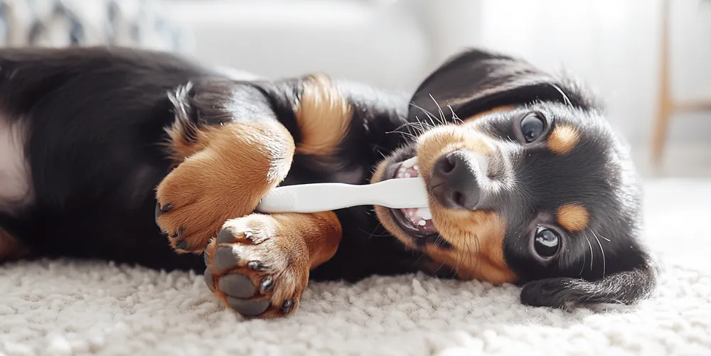 犬の歯磨き ダックス